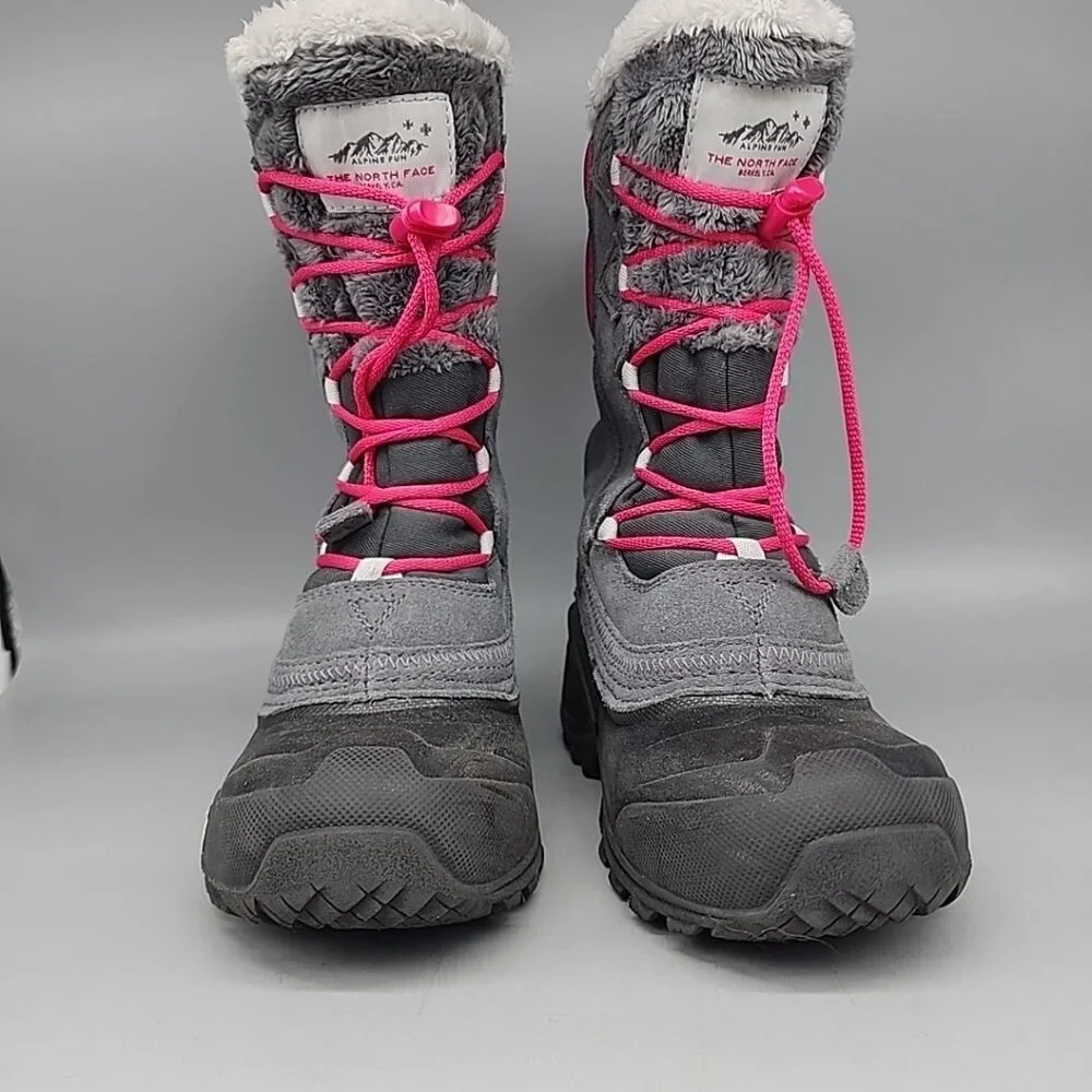 THE NORTH FACE Youth Shellista Lace IV, Zinc Grey/Cabaret Pink, Girls 2